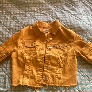 Gold jean jacket